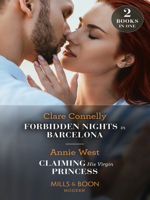 cover image of Forbidden Nights in Barcelona / Claiming His Virgin Princess